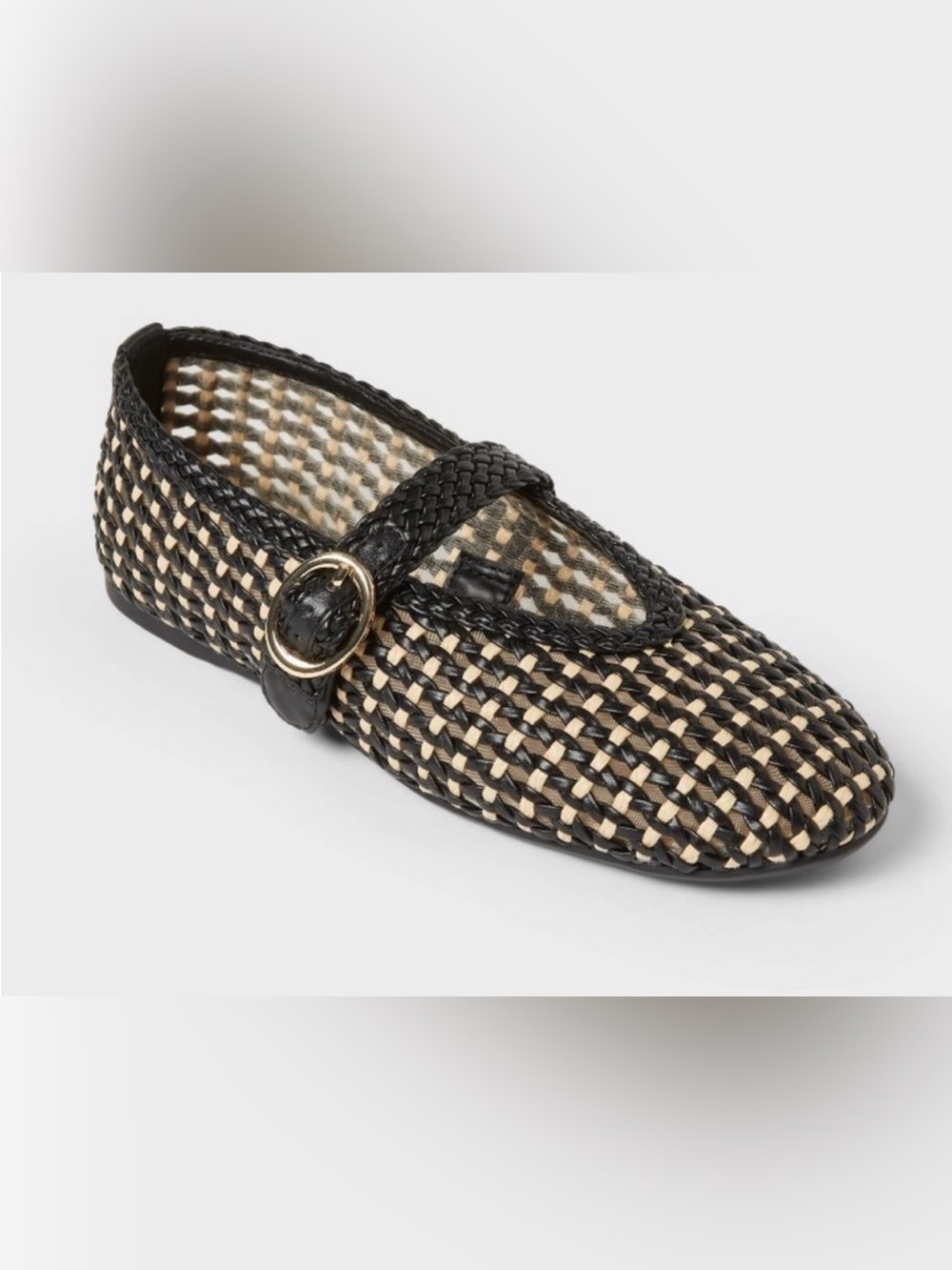 Universal Thread - Women’s Noemi Flats with Memory Foam Insole - Black size 11
